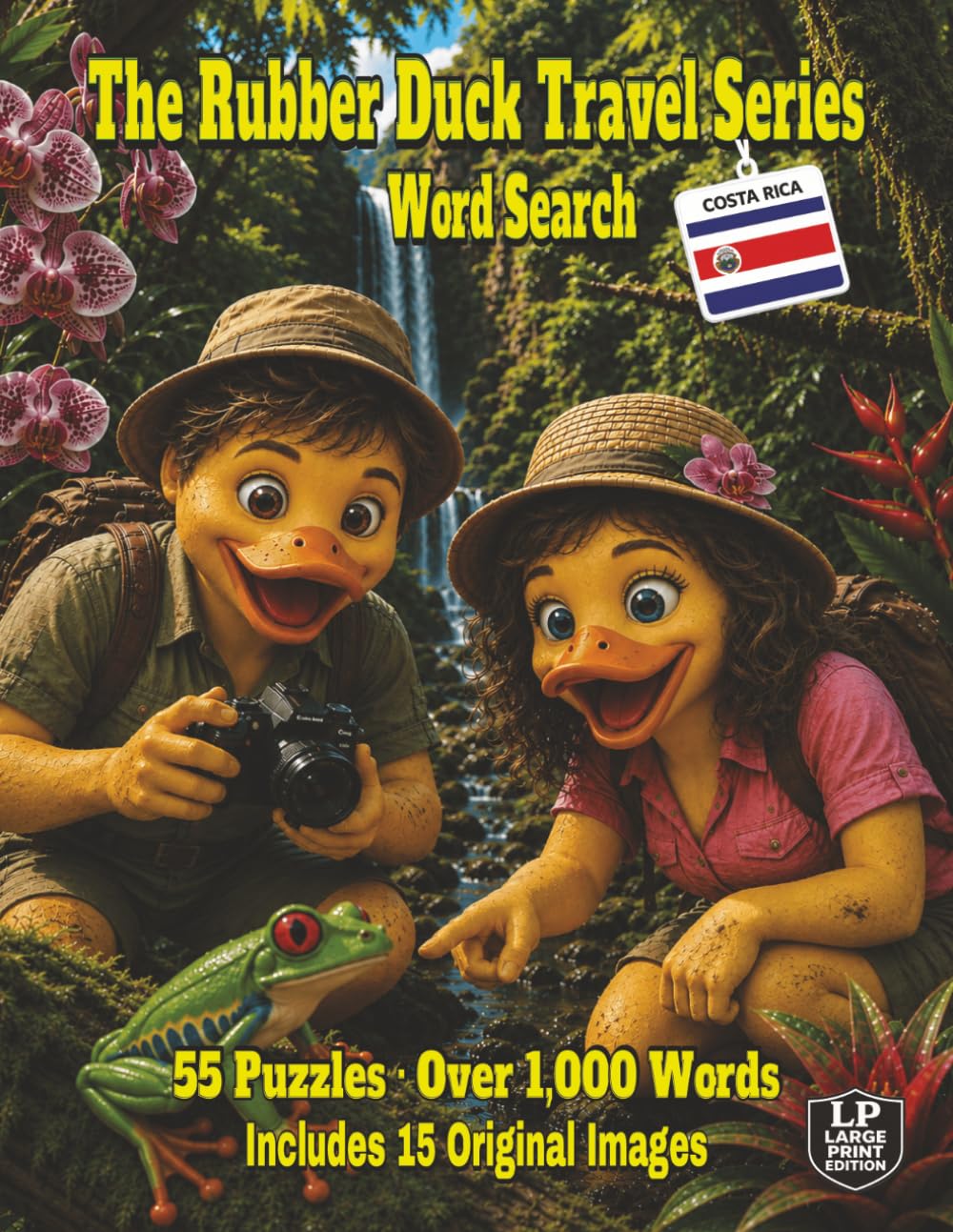 The Rubber Duck Travel Series Word Search: Costa Rica: Savor Fresh Costa Rican Coffee, See Hidden Waterfalls and Scarlet Macaws from Hanging Bridges, Discover Costa Rica in 55 Puzzles Over 1,000 Words