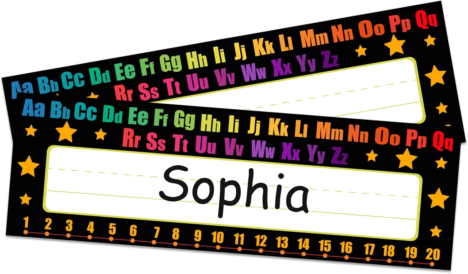 SICOHOME Student Name Tags for Desks 36PCS Student Desk