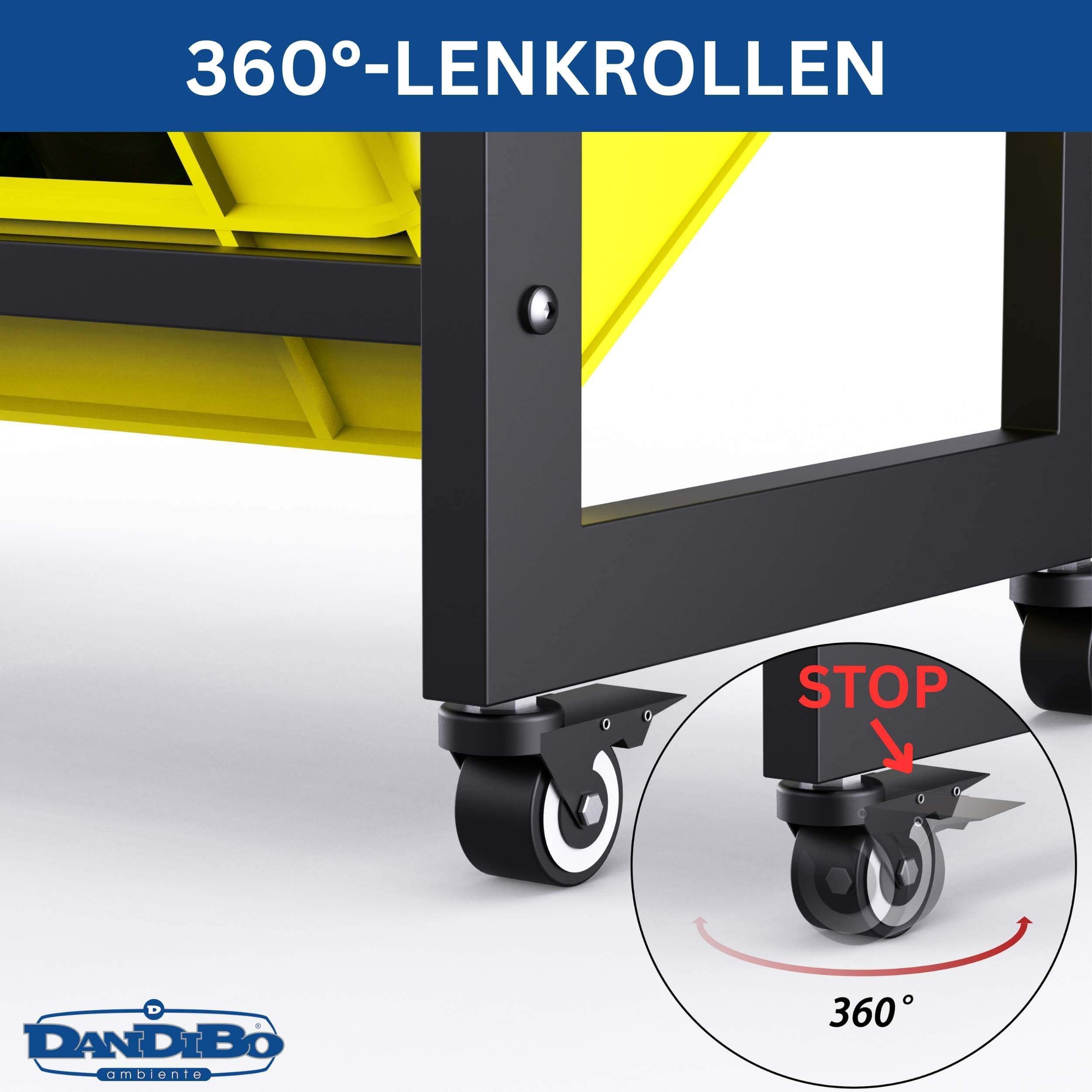 DanDiBo Getränkekistenregal 2 Kisten mit Gitter Haken Rollen Schmal Metall Schwarz 96649 Getränkeregal Kistenregal Getränke Regal Behälter