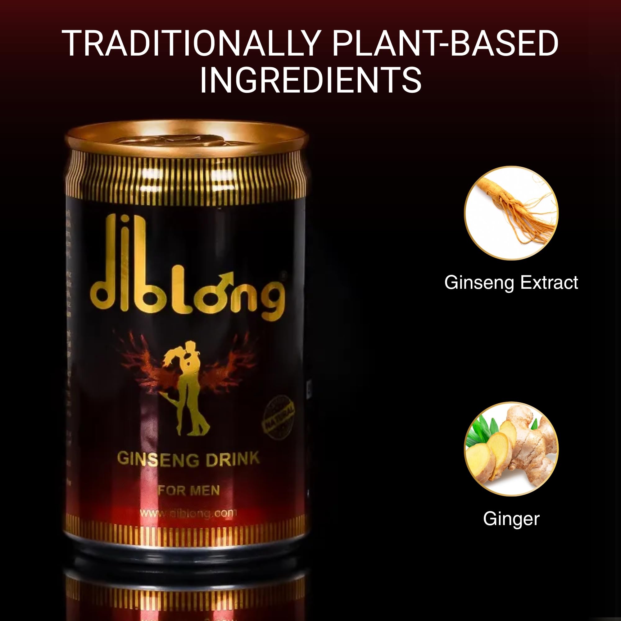 Diblong Boisson Énergétique Aphrodisiaque pour Homme (150 ml) – Boisson Herboriste Premium à Base de Plantes pour Vitalité & Bien-Être, avec Extrait de Ginseng