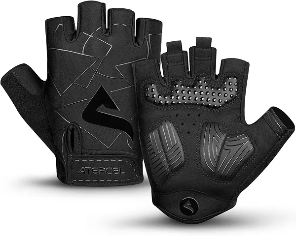 ATERCEL Cycling Gloves - Men's Bicycle Gloves for Cycling, Workout, Gym, Training, Weight Lifting, Outdoor, Dirt Bike, Mountain Bike, Riding