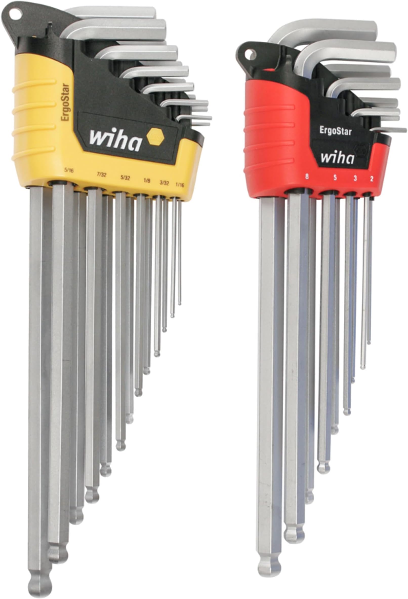 66982 ErgoStar Ball End Hex L-Key, Inch and Metric, 22-Piece