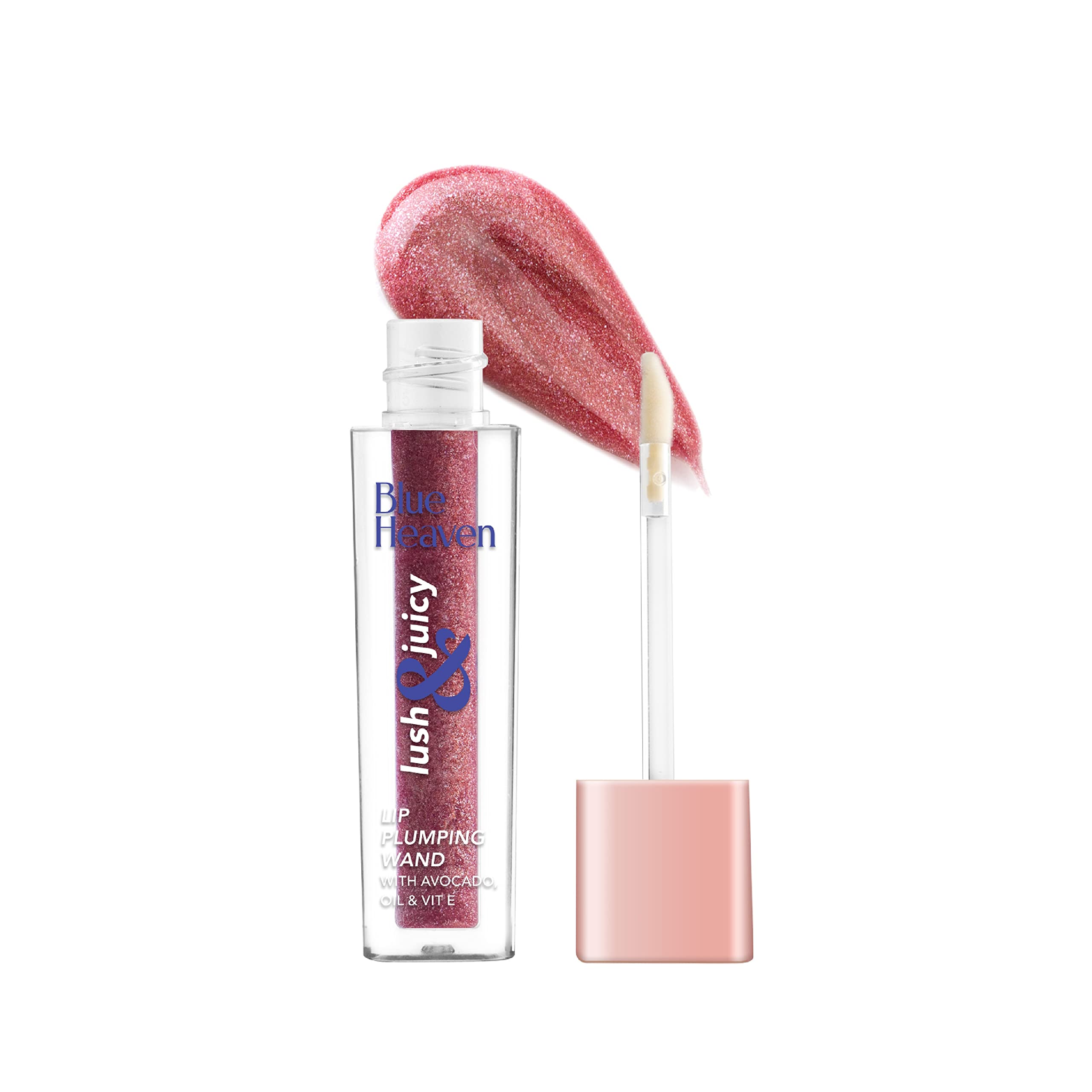Blue Heaven Lush & Juicy Tinted Lip Gloss | Enriched with Jojoba Oil (Rich in Vitamin E) & Shea Butter | Hydrating Formula | High Glossy Shine | Lightweight & Non-Sticky, Retro Groove, 4.5 ml-image-42