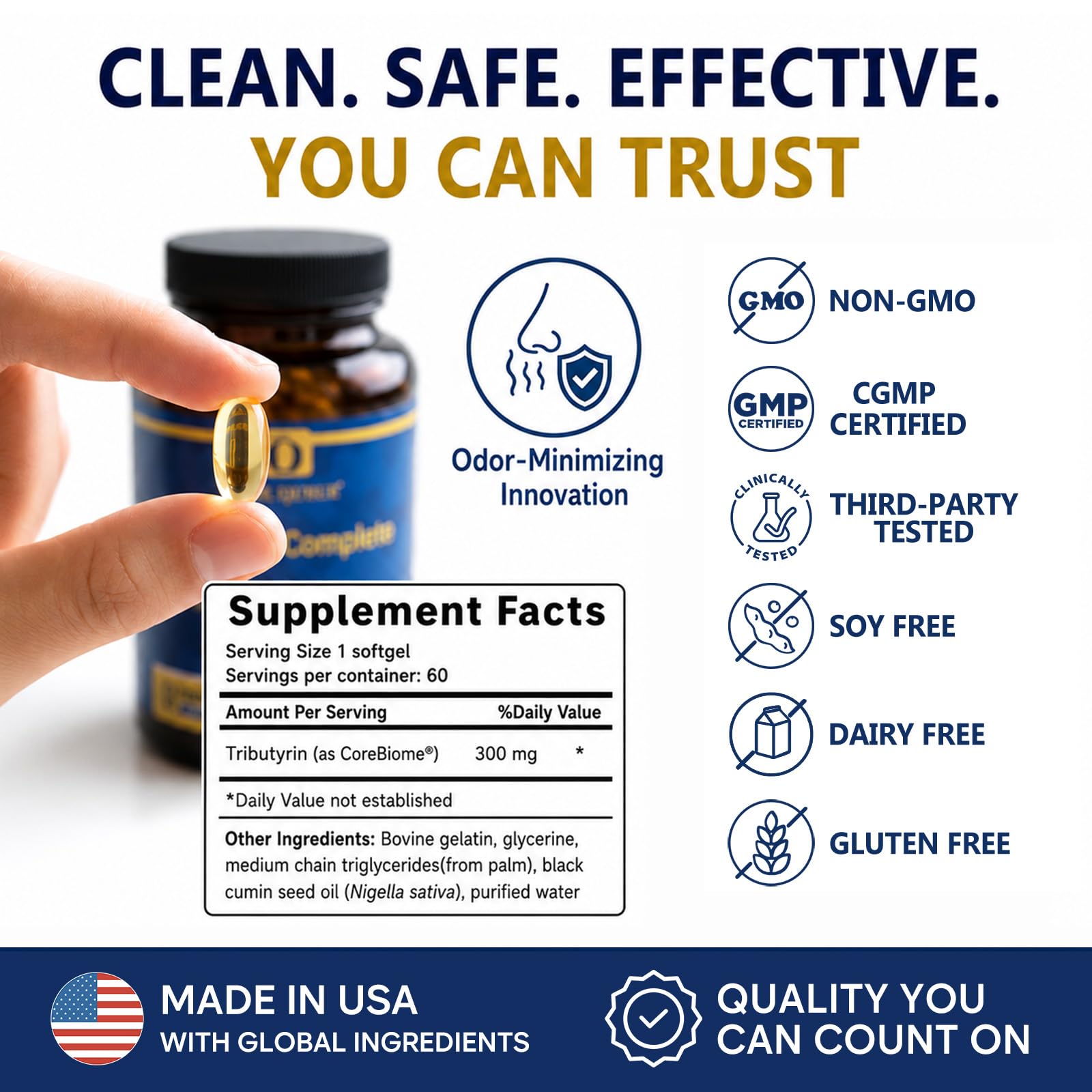 Butyrin Complete Butyrate Supplement with Tributyrin for Gut Health — Amazon image 7