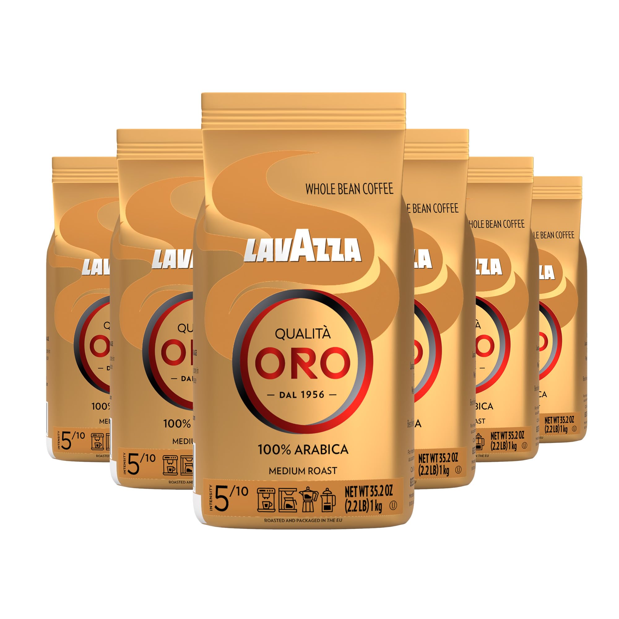 LAVAZZA QUALITA ORO 250g 6袋セット Amazon.com : Lavazza Qualità Oro Whole Bean Coffee Blend, Medium