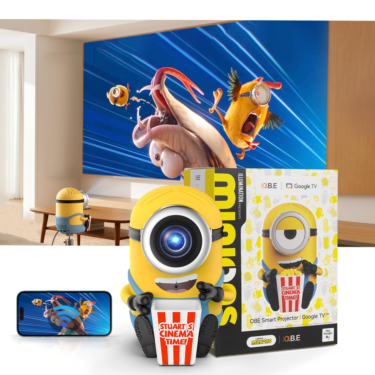 OBE Minions Movie Projector