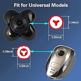 5 Blades Shaver Replacement Heads for Bald Men Easy to Clean Electric Shaver with Blade Cover