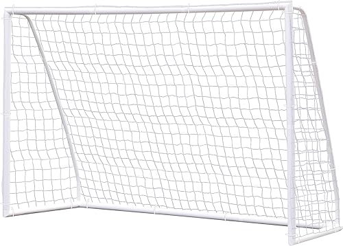 Miniatura 7 de ZENY Portería de fútbol portátil para patio trasero, 12 x 6 pulgadas, 10 x 6.5 pulgadas, 8 x 5 pies, red de fútbol para niños y adultos, marco para