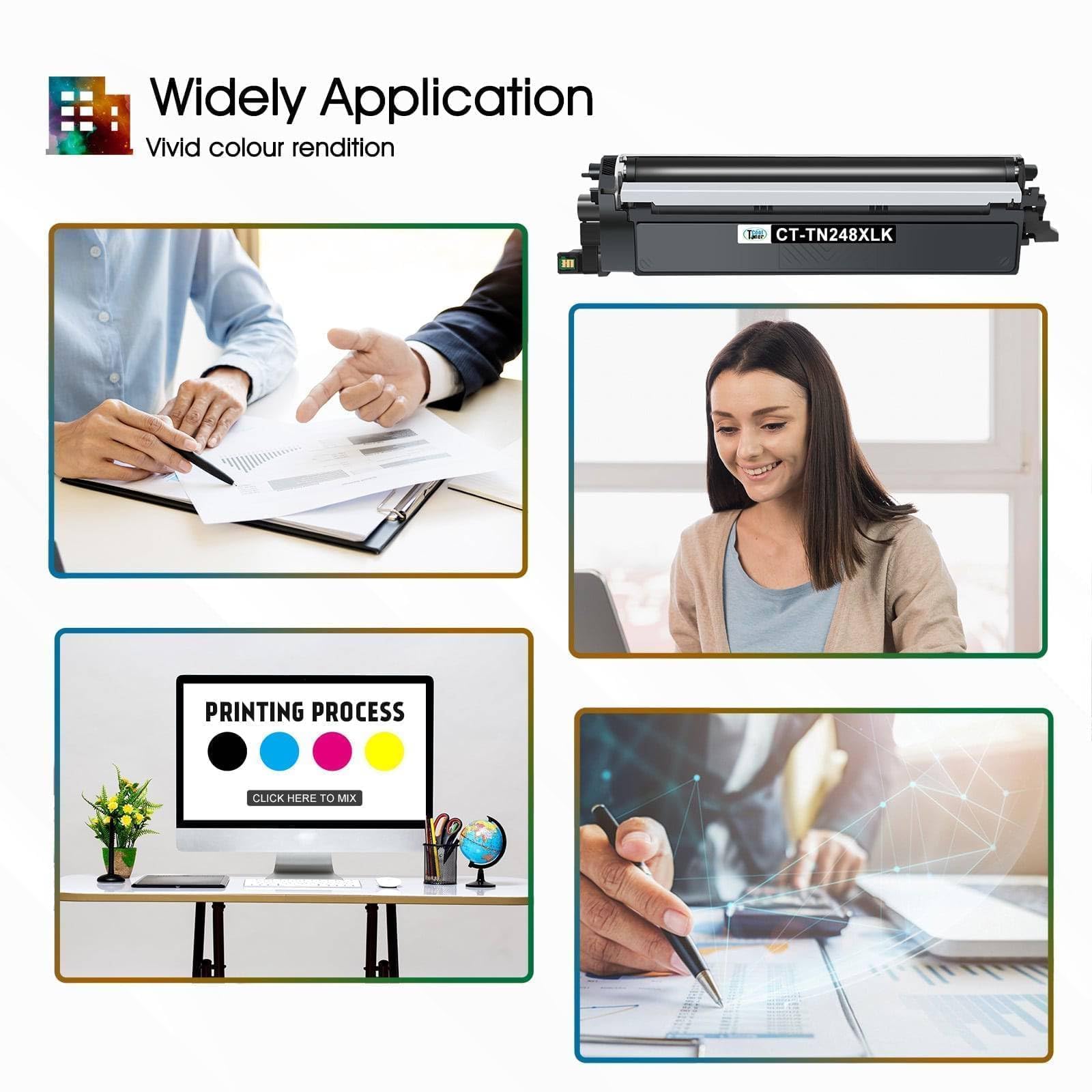 Kompatible Toner TN248 TN248XL für Brother MFC-L3760CDW MFC-L3740CDW DCP-L3560CDW HL-L3240CDW