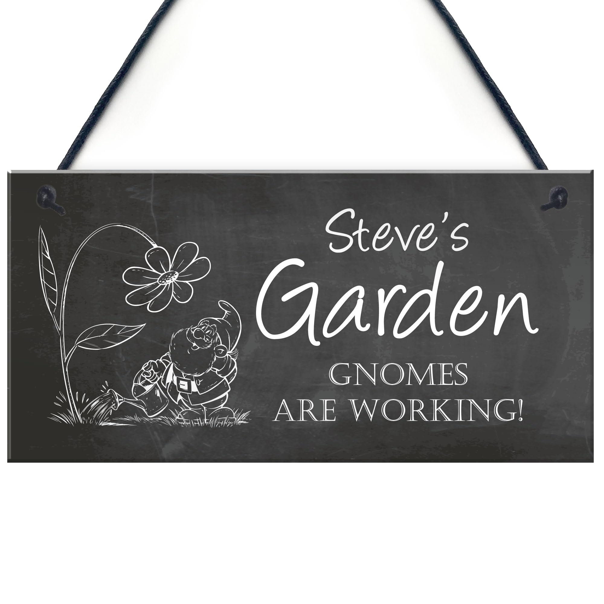 Novelty Garden Sign Personalised Summerhouse Shed Sign Gnomes Sign Gift For Him