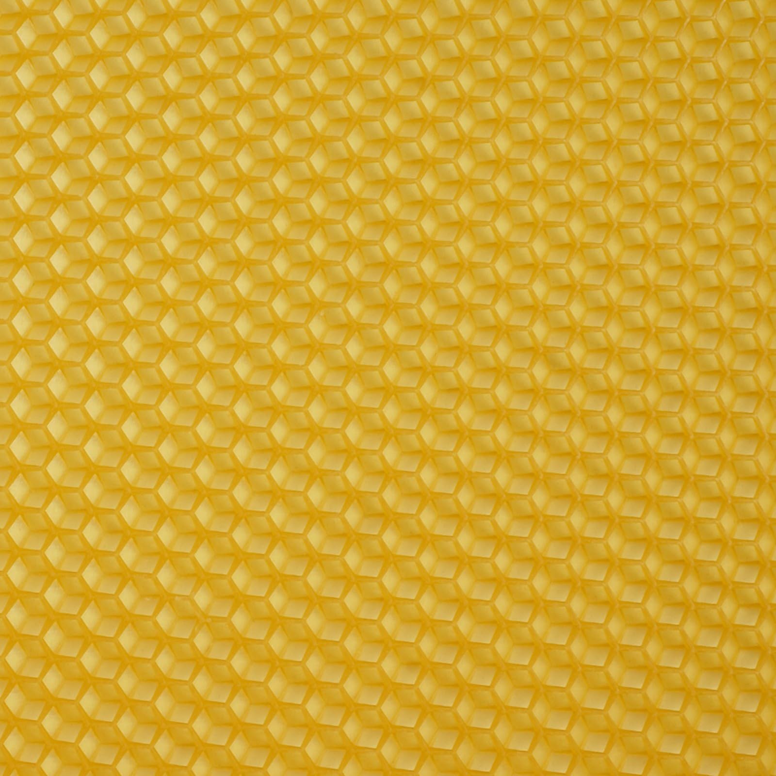 Lot de 30 feuilles de cire d'abeille pure pour la fabrication de bougies - Dimensions : 415 x 195 mm