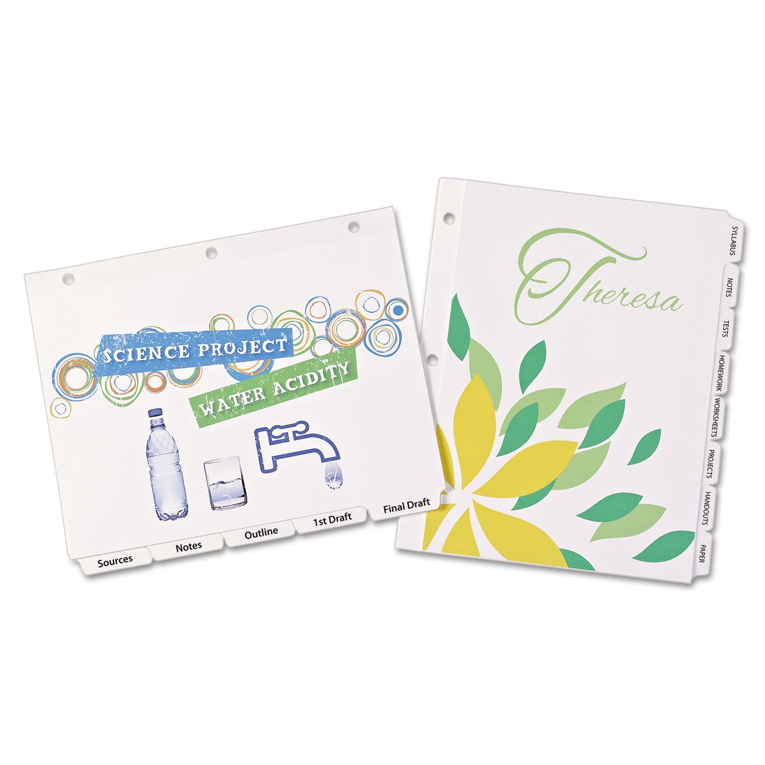 Amazon.com : Avery 11528 Print-On Dividers, 8-1/2-Inch x11