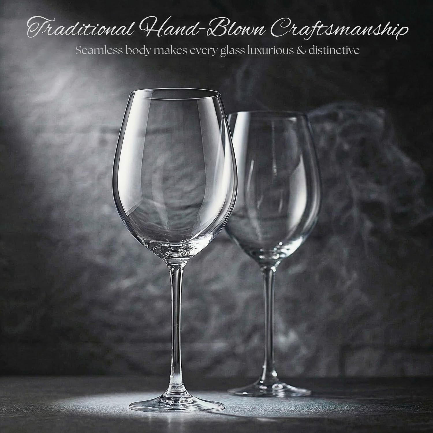 Ash & Roh Whiskey & White Wine Glasses Clear ||| Red Wine'S Glasses ||| Wine Glasses||| Col-Drink Glass ||| Champagne Glass ||| (2)