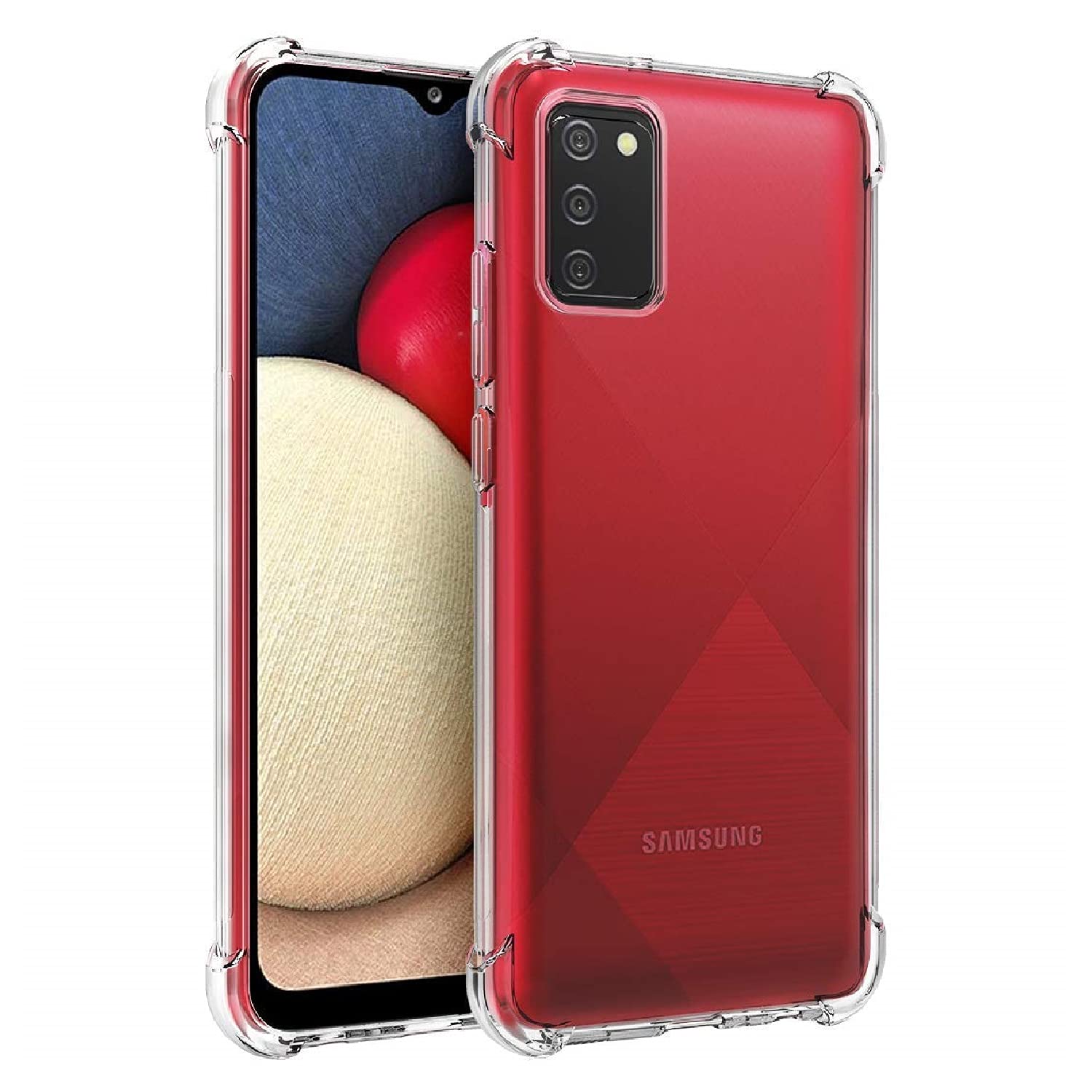 KARTRONICS Compatible with Samsung A02S/M02S/F02S Transparent Bumper Shock Proof Corner Soft TPU Silicone Flexible Back Case Cover (B09883VQC3) Amazon Price History, Amazon Price Tracker