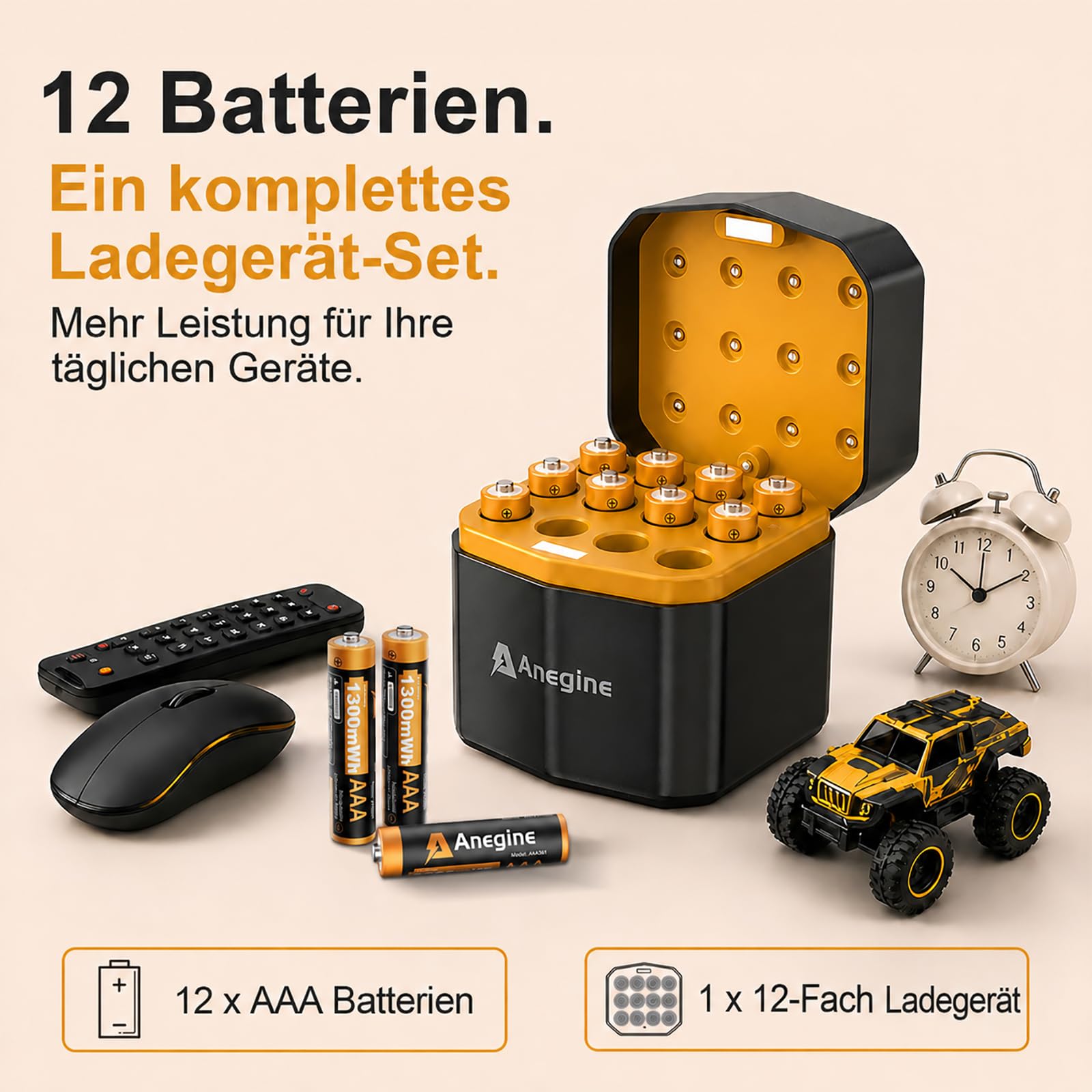 Batterie AAA ricaricabili