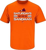 Vista 10 de Smack Apparel Camiseta de los Sábados para Fans Universitarios (SM-5XL)