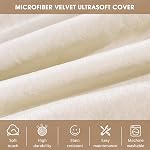 Bean Bag Chairs for Adults - Memory Foam Furniture BeanBag Chair - Teens Sofa with Soft Micro Fiber Cover - Round Fluffy Couch for Living Room Bedroom College Dorm,Medium,White