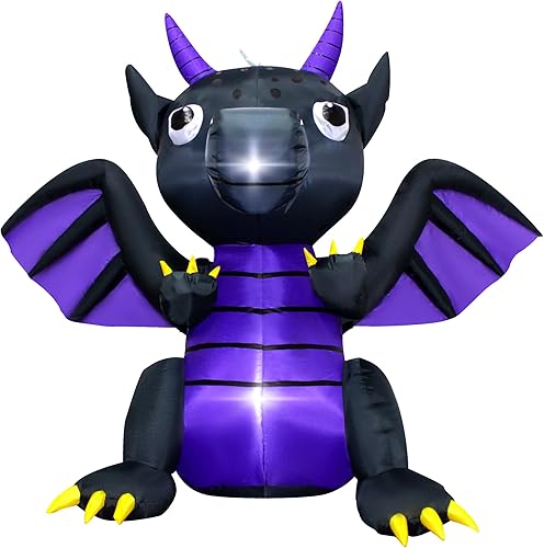 VIKIMORA Globos oculares inflables de Halloween de 6 pies, enorme fantasma de mano con luces LED, decoración de globos oculares de sangre al aire