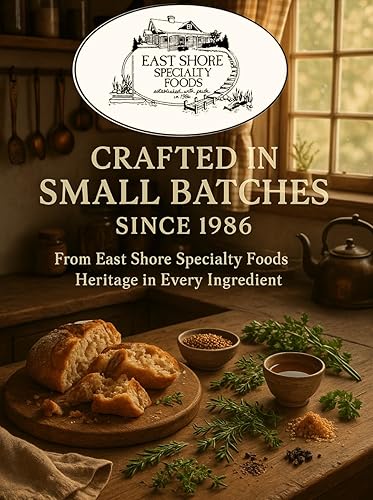 Miniatura 8 de Mostaza dulce y picante de East Shore - Mostaza gourmet sin sal añadida - Tarro de 5 onzas - Condimento cocido a fuego lento para pretzels,