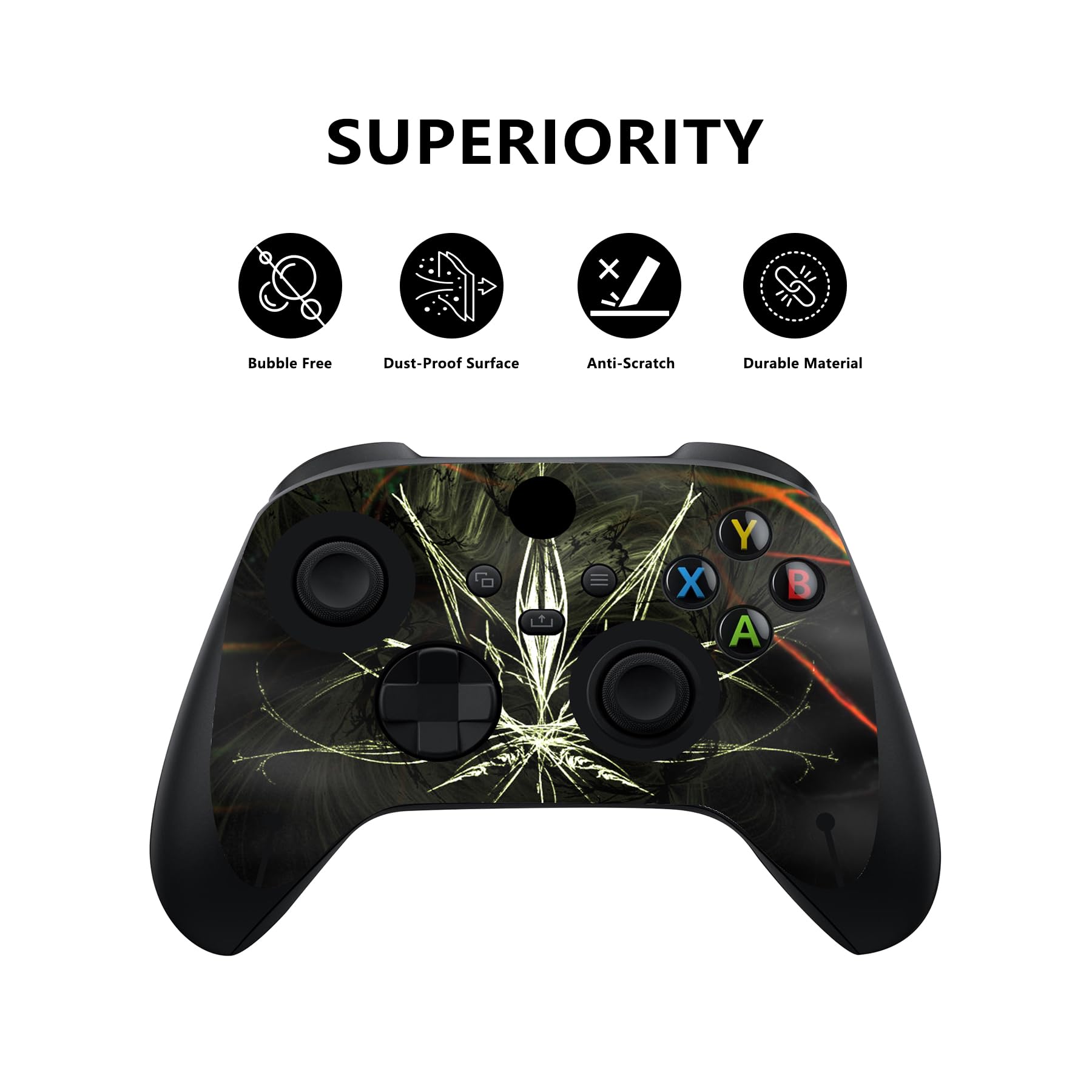Xbox Controller Wraps Controller Vinyl Wrap PlayVital Custom Vinyl Skins For Xbox Series X ...