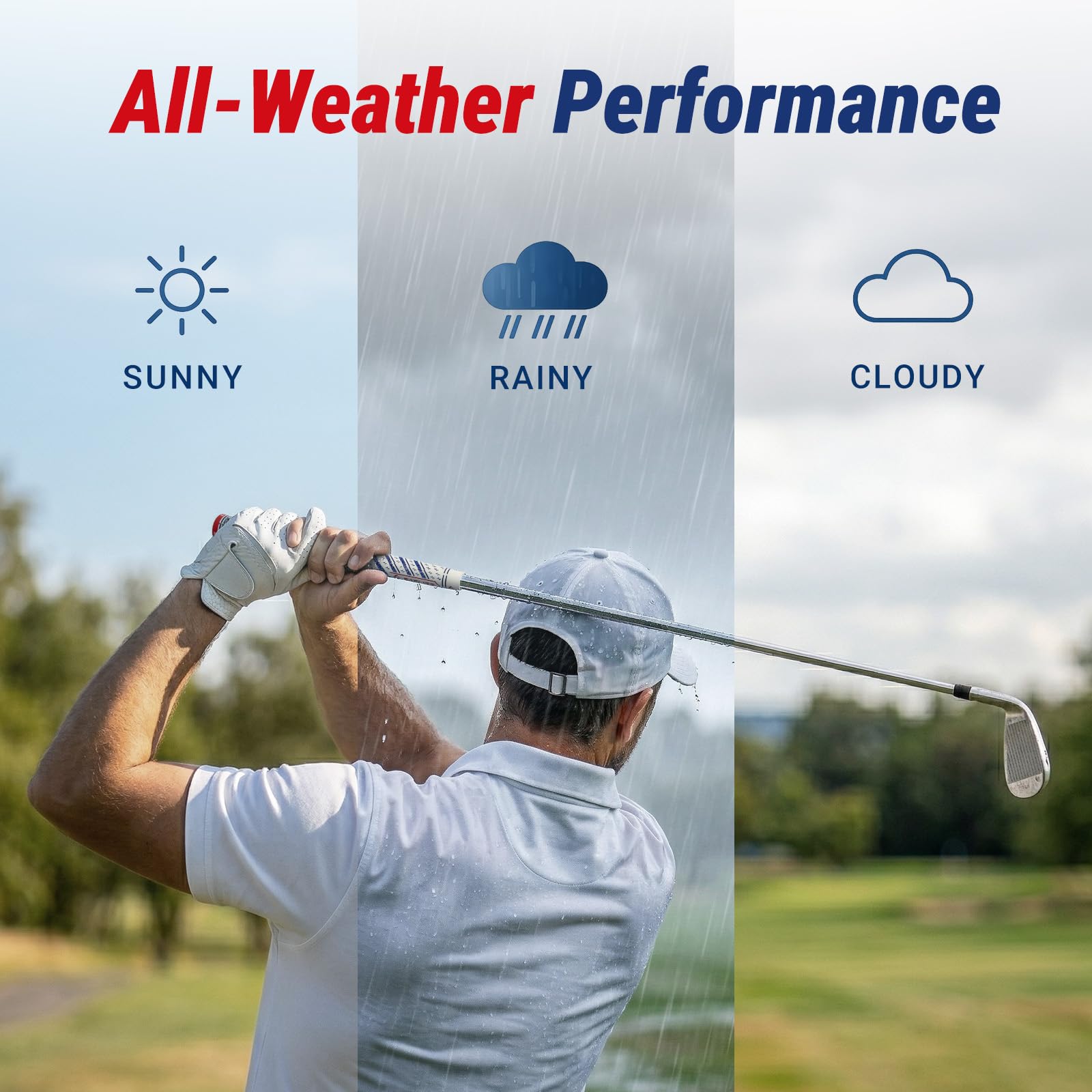 SAPLIZE Lot de 13 poignées de golf avec kit de regripping complet, taille standard/moyenne, cordon en caoutchouc, poignées de club de golf hybrides, 6 options de couleurs