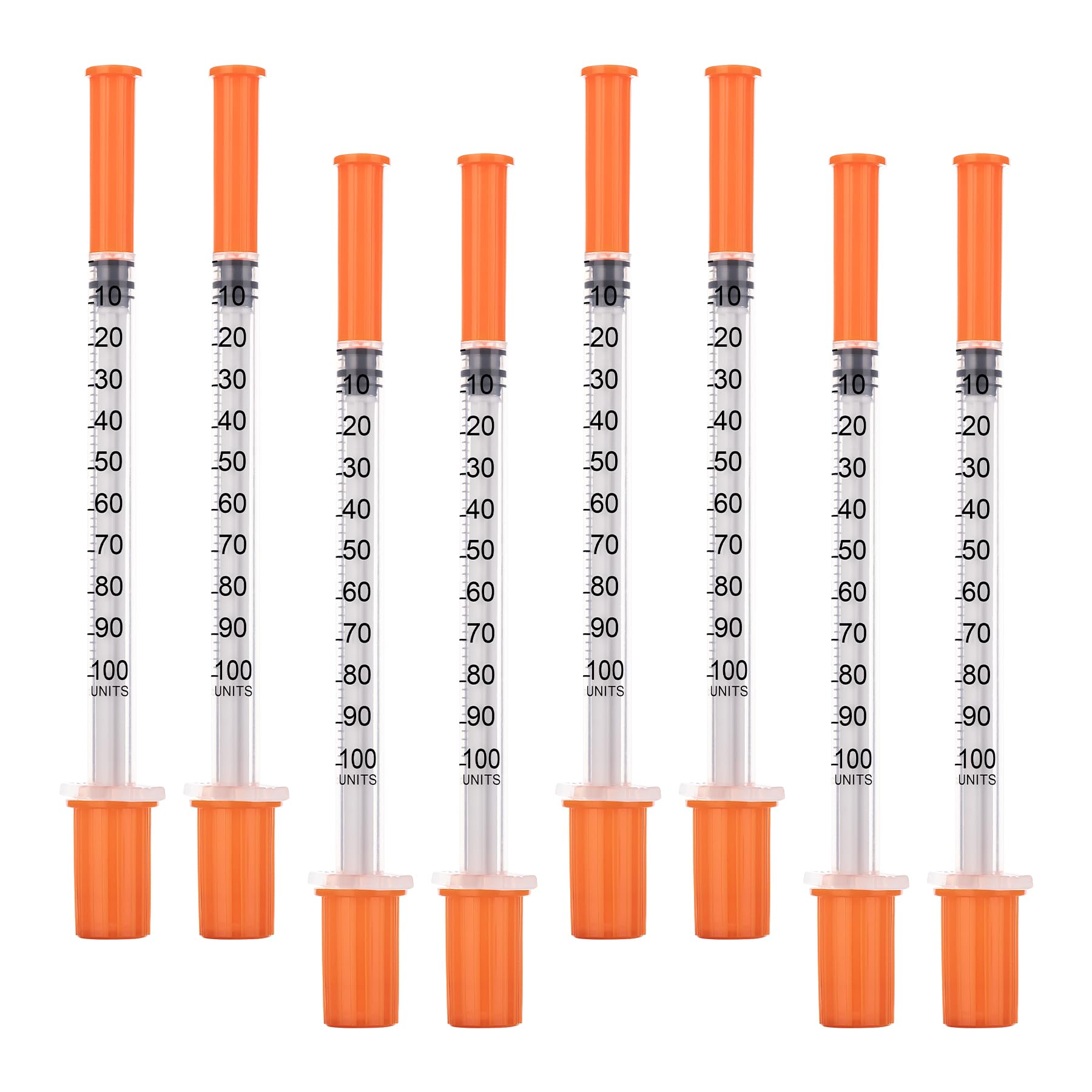 1ml/cc 31G 1/4" (6mm) Syringe, U-100 Scientific Lab Syringes, 50 Pack