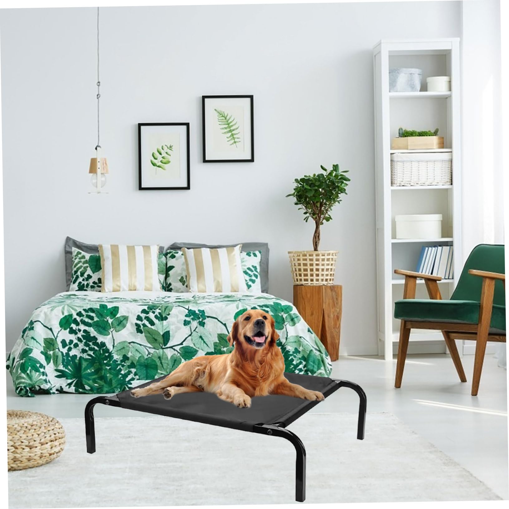 Milisten Copertura Telo Ricambio Letto Rialzato Per Cani Traspirante 42.91X29.53In Letto Per Cuccioli Amaca Staccabile Facile Da Montare Per Interni Esterni