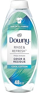 Sponsored Ad - Downy RINSE & REFRESH Laundry Odor Remover and Fabric Softener, Cool Cotton, 48 fl oz, Safe on ALL Fabrics,...