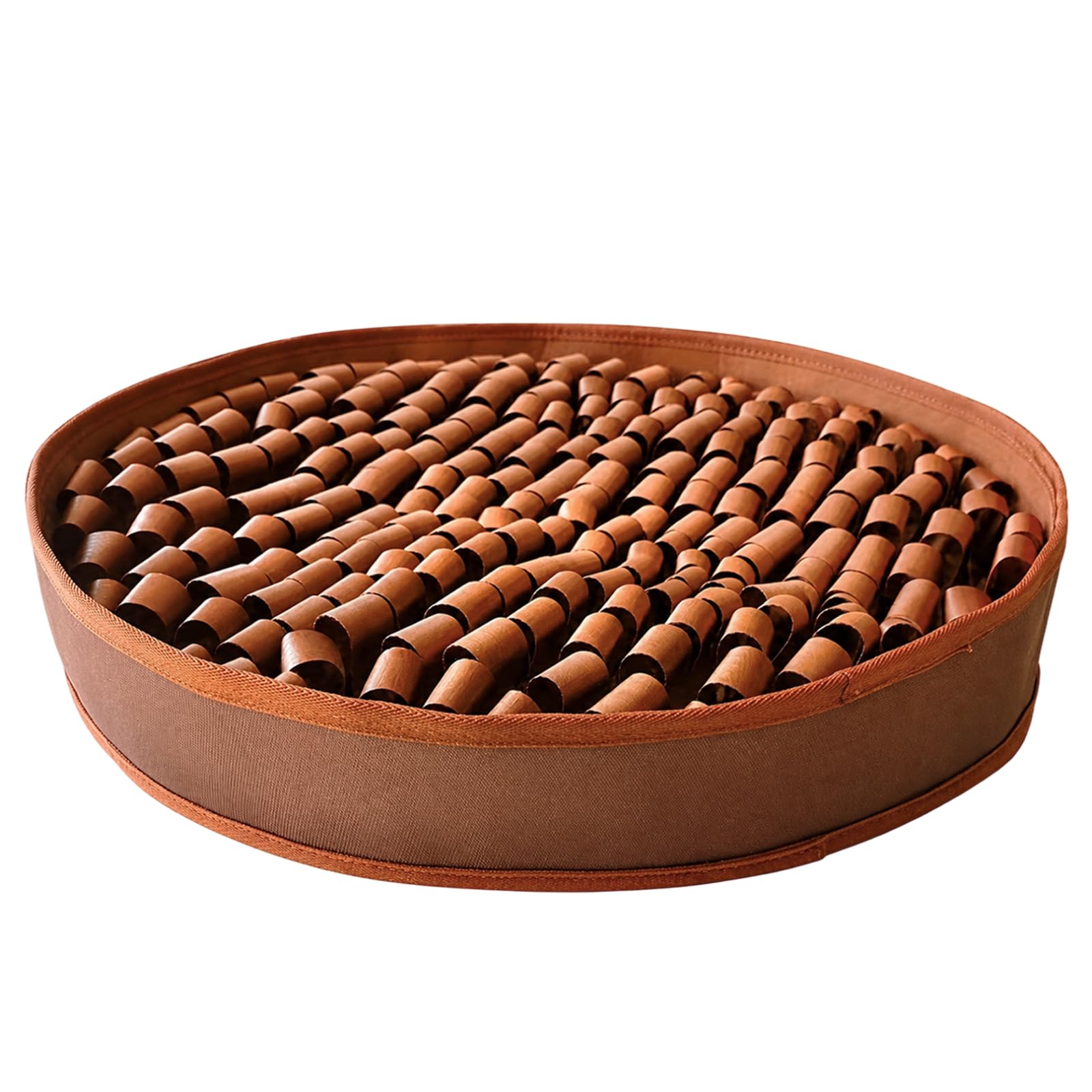 Hundenasearbeit-Matte, 50 cm Hundefutter-Matte für langsames Fressen, Robustes Intelligenzspielzeug für Futtertraining, mentale Stimulation für Komfort, braun