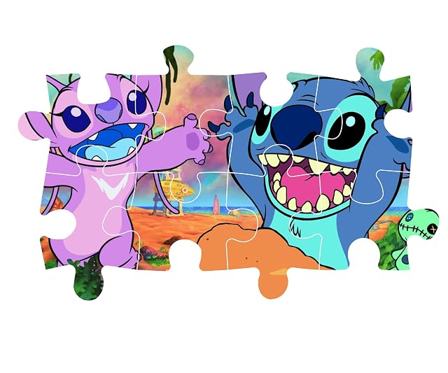 Foto 4 de 4 de Puzzle maxi disney stitch 60 pzas