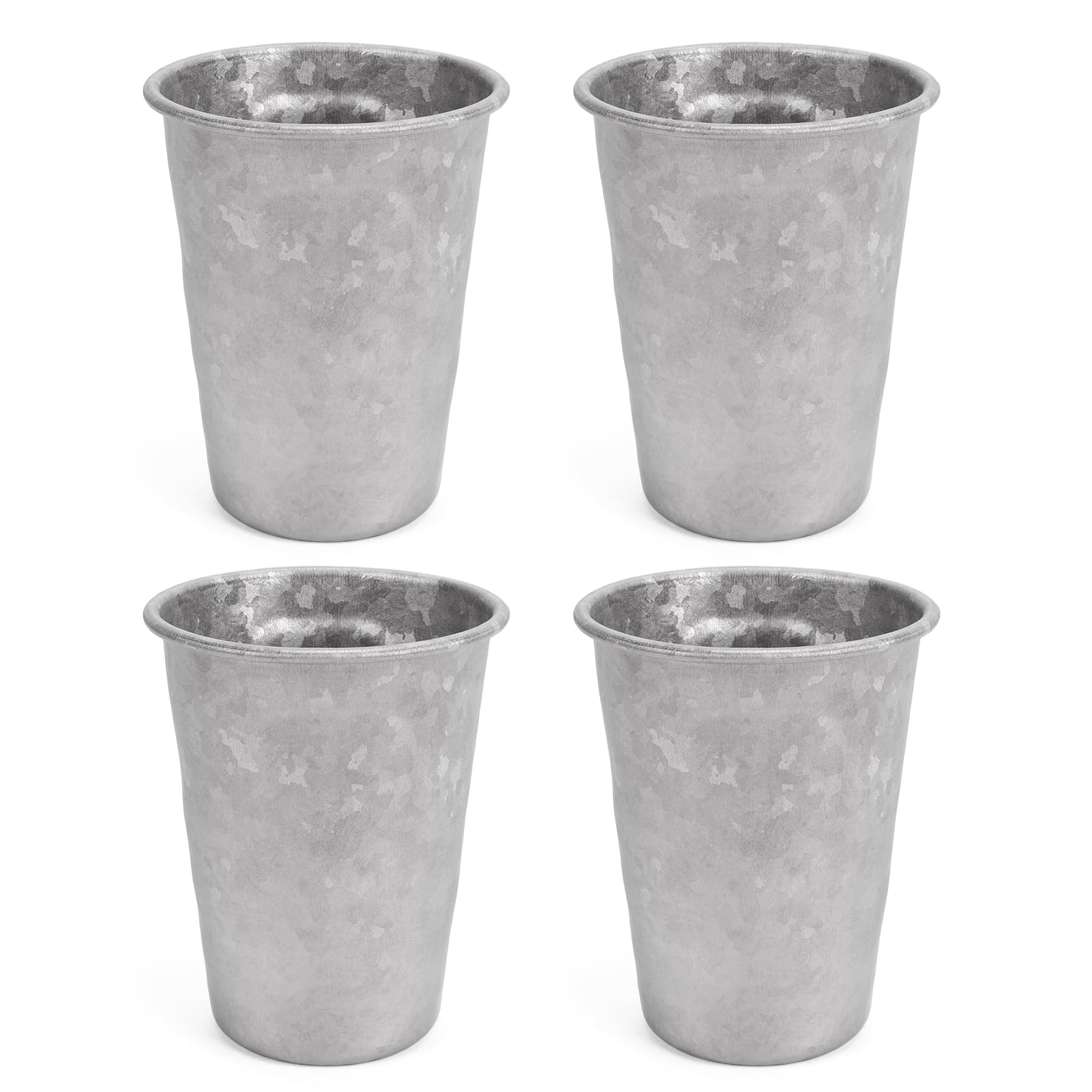 Alomejor Kubek Kempingowy Kubek Pure Ti 390 Ml Lekki do Picia 11 X 8,6 X 5,8 Cm na Zewnątrz Camping Piesze Wycieczki Piknik i do Użytku Domowego Herbata Kawa Piwo Whisky Sok (4PCS)