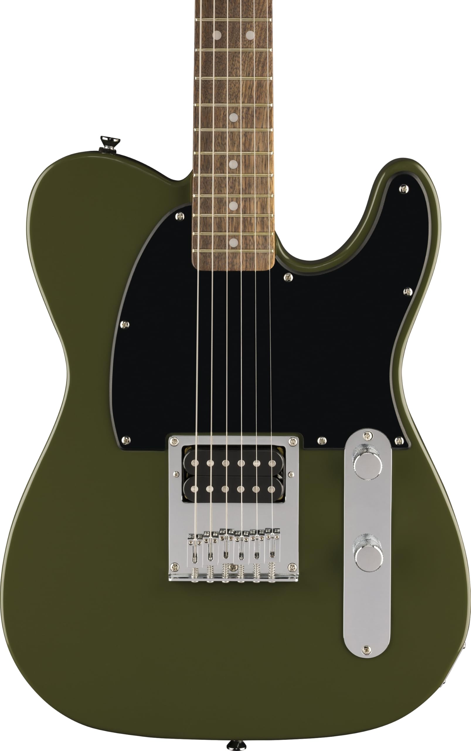 Squier Fender Sonic Esquire H, gitara elektryczna, podstrunnica laurowa, czarna, oliwkowa