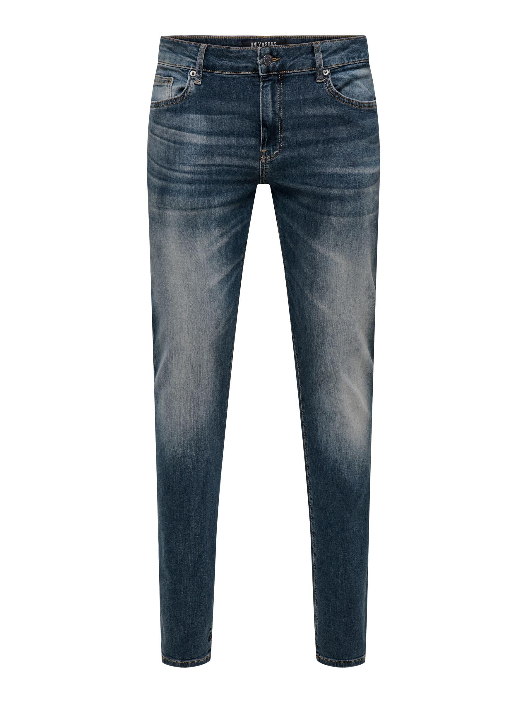 Only & Sons Male Slim Fit Jeans ONSLOOM Niedrige Taille Slim Fit Jeans
