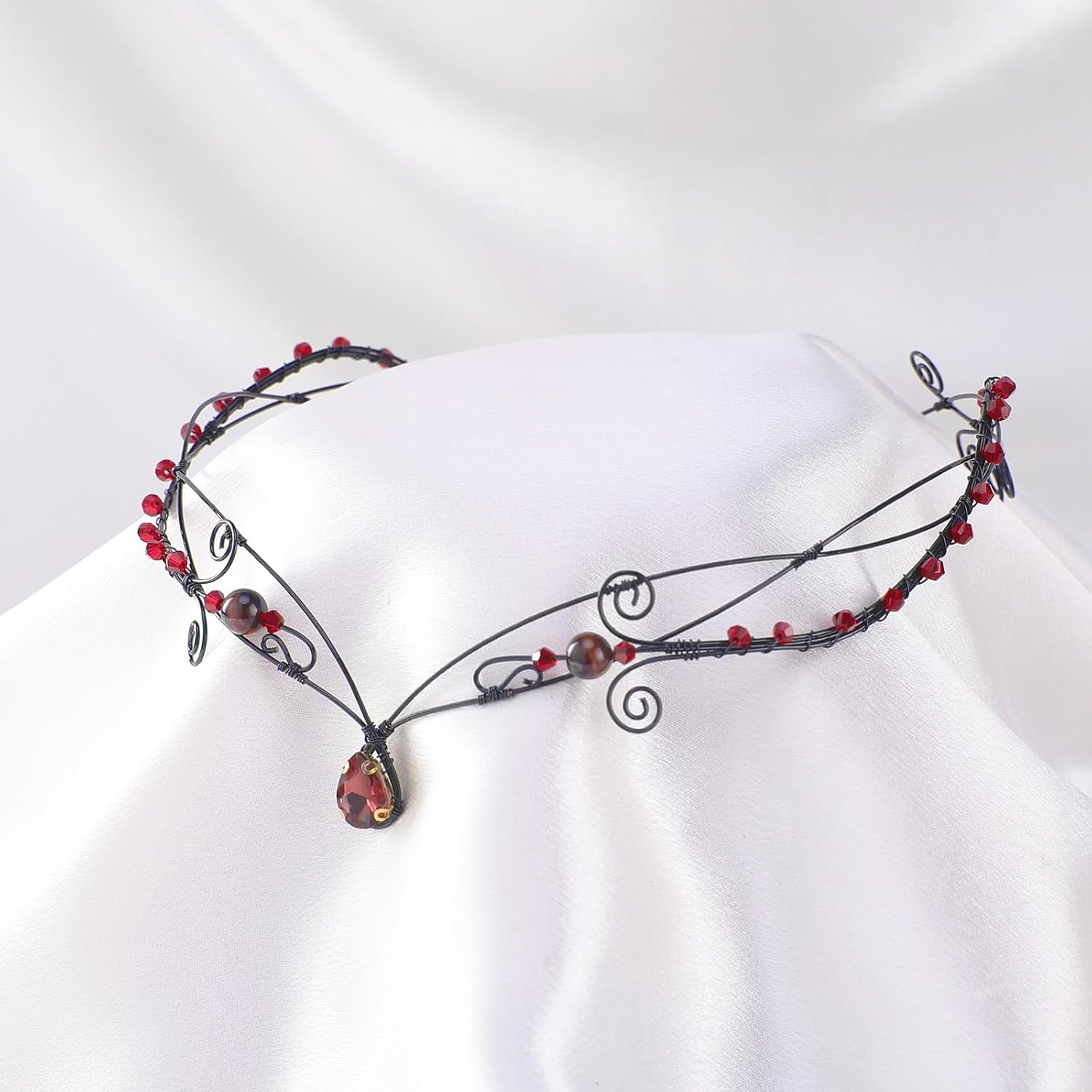 Fairy Elf Circlet for Women - Vintage Medieval Elven Crown Fantasy Viking Headpiece, Renaissance Halloween Costume