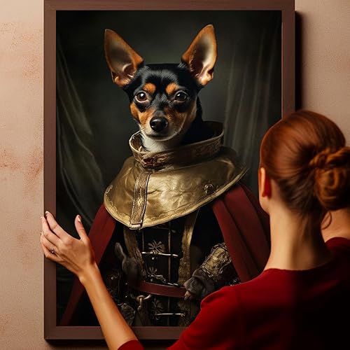 Miniatura 683 de Thuan Chow Chow Retrato de mascota con disfraz real de perro en un disfraz retrato de perro con vestimenta Retrato medieval de mascota retrato