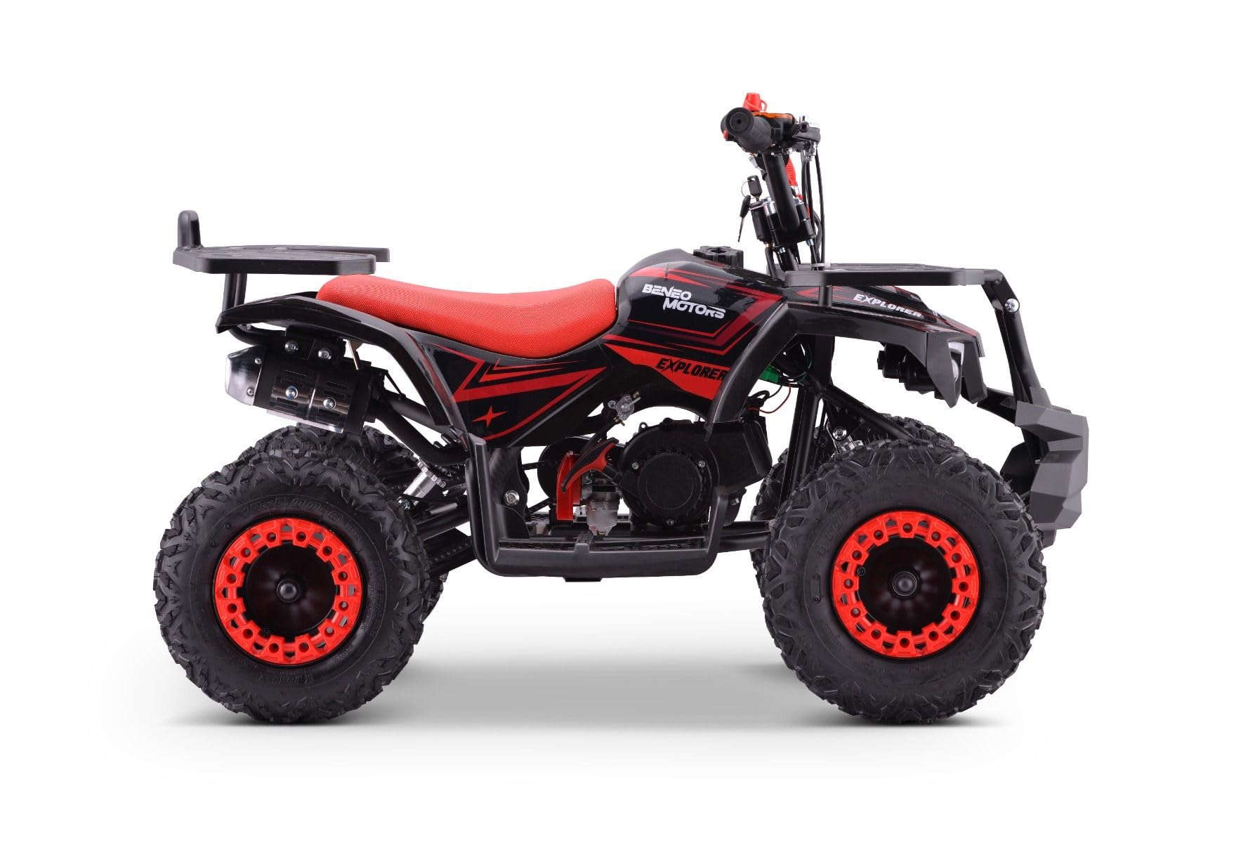 ATV - Mini Quad per bambini Beneo Motors Explorer rosso - 50cc