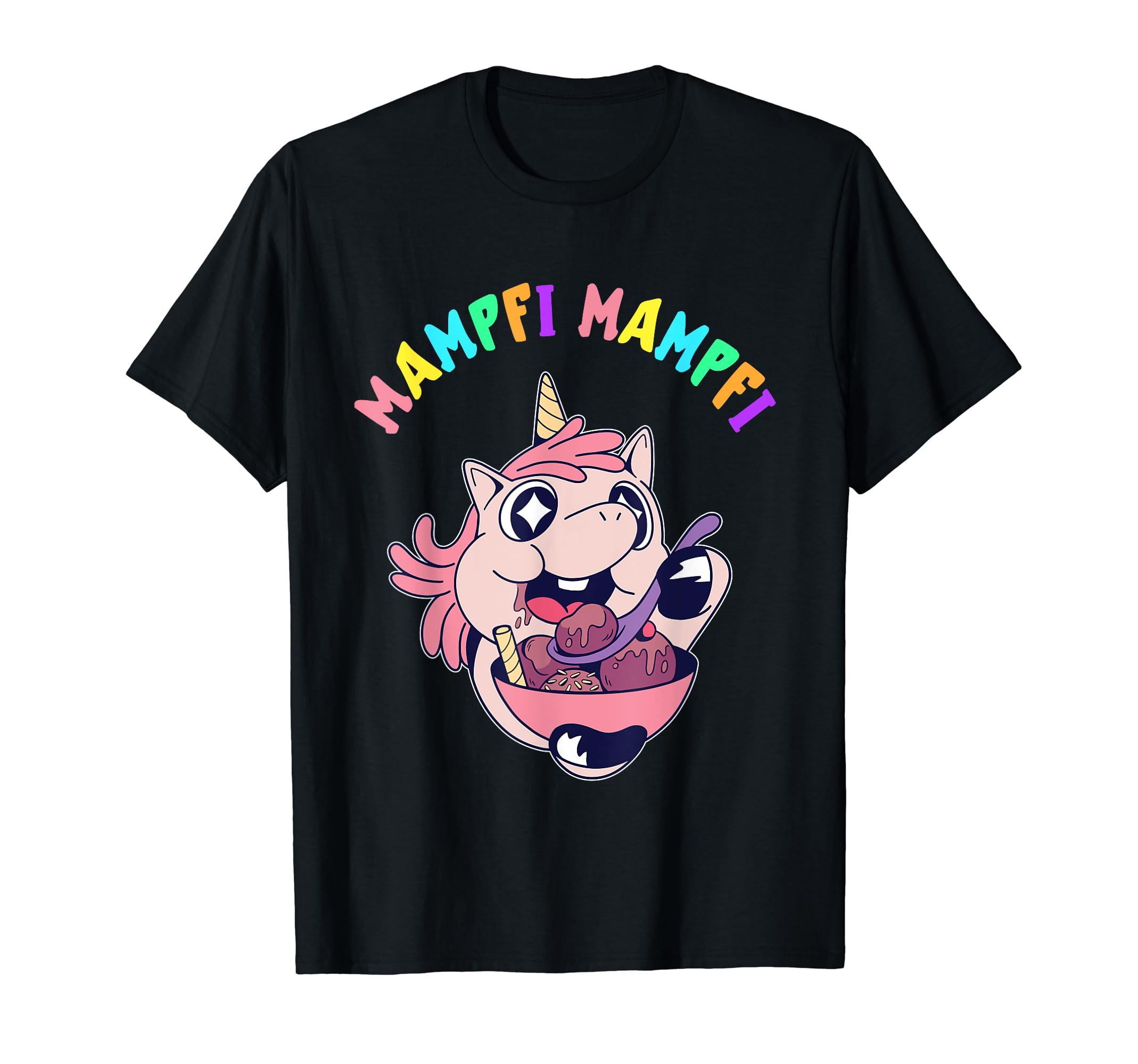 Mampfi Mampfi Ice Cream Unicorn Ice Cream Sweet Dessert Unicorn T-Shirt