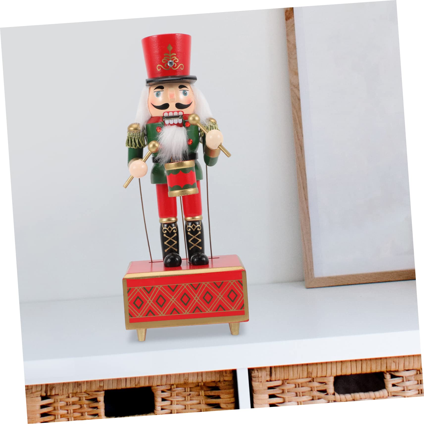 Xmas Nutcracker Music Box Caja Musical para Navidad y Año Diseño De Nutcracker y para Decoración De y Celebraciones