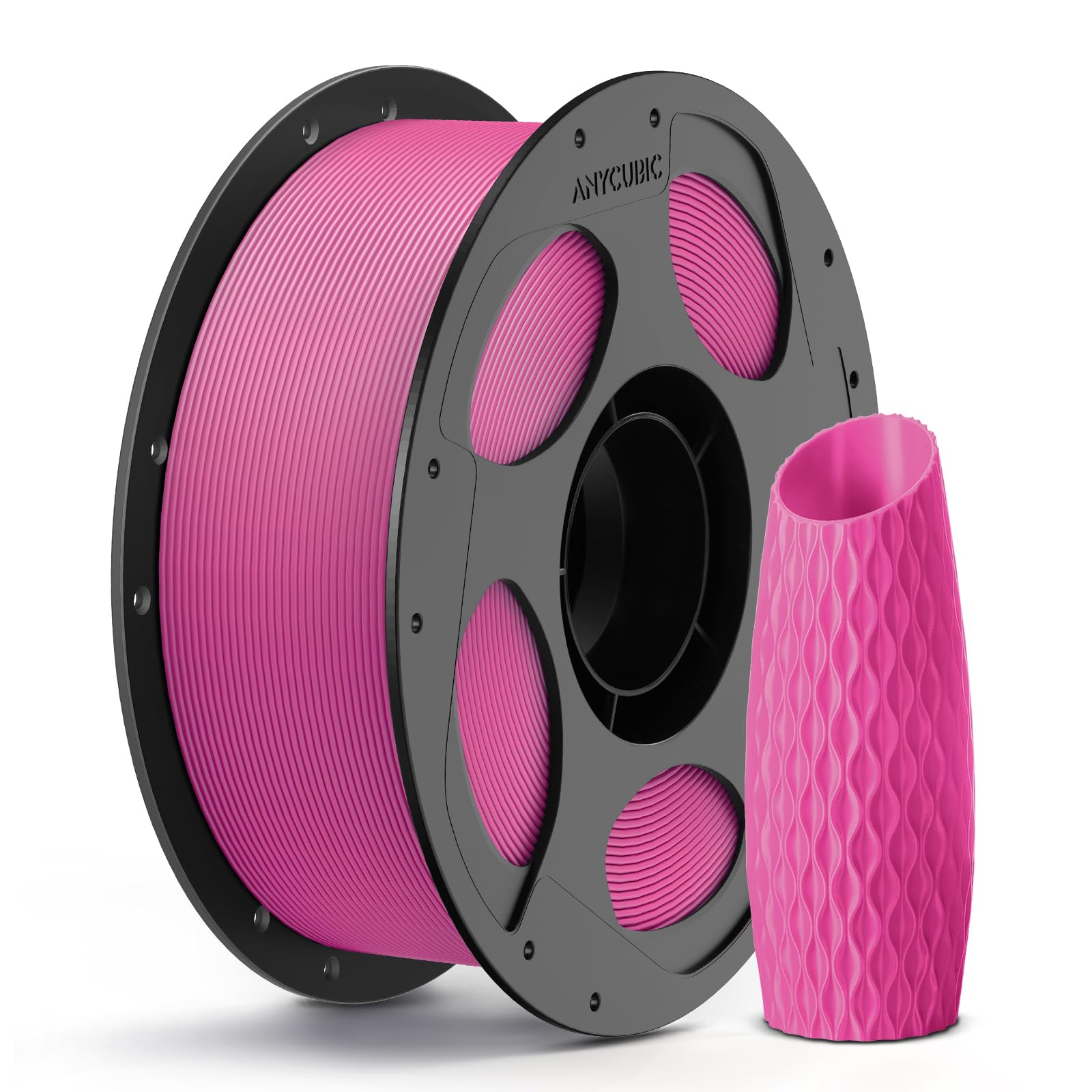 ANYCUBIC PLA 3D Printer Filament, 3D Printing PLA Filament 1.75mm Dimensional Accuracy +/- 0.02mm, 1KG Reusable Spool (2.2 lbs), Magenta