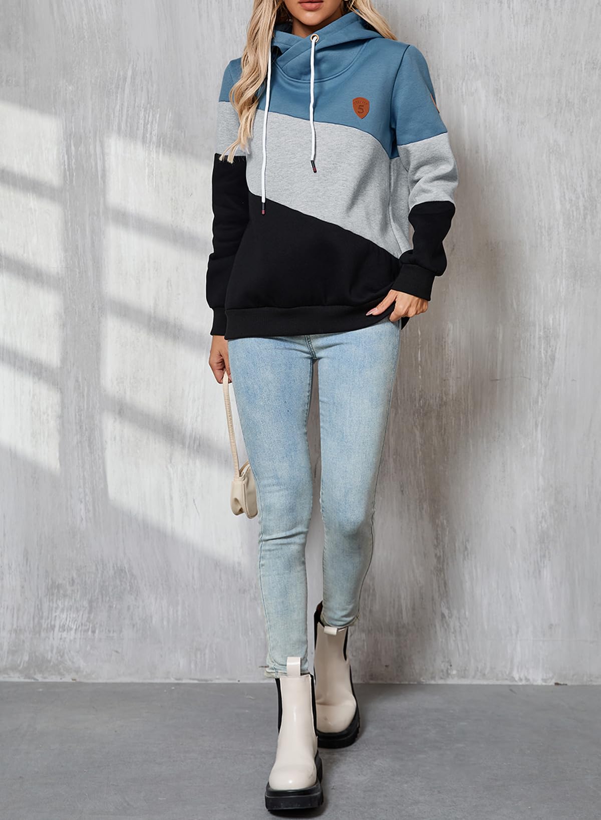 Dokotoo à Capuche Hoodie Manches Longues pour Automne Hiver