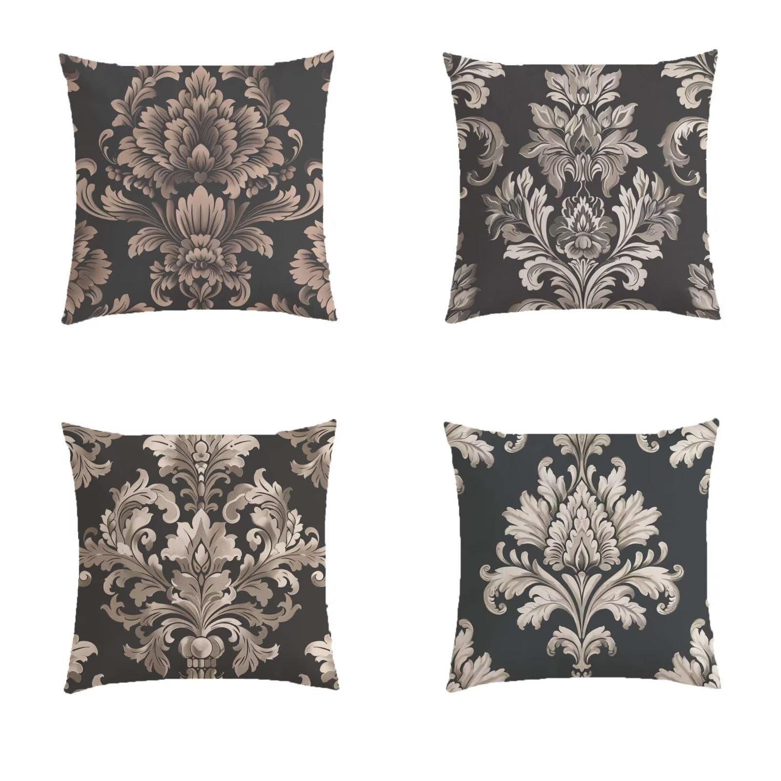 Housse coussin exterieur 40x40 cm imperméable bohème salon de jardin