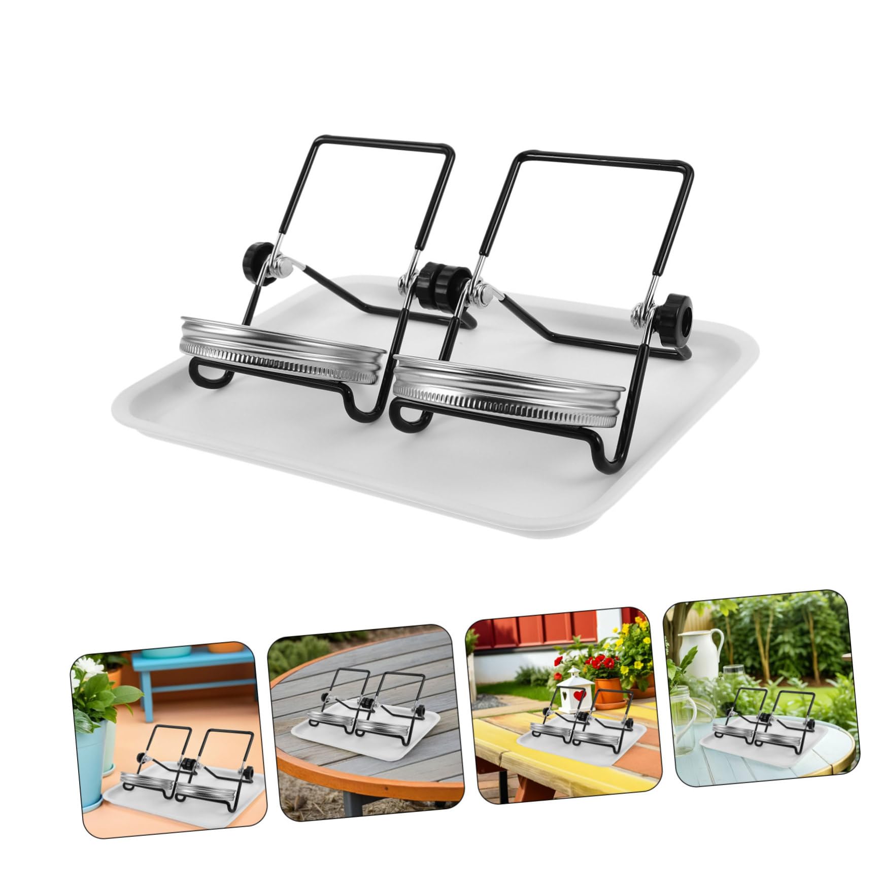 BESTonZON Lot De 2 Kits De Germination pour Bocaux Mason Couvercles De Bocaux Mason pour La Germination des Graines