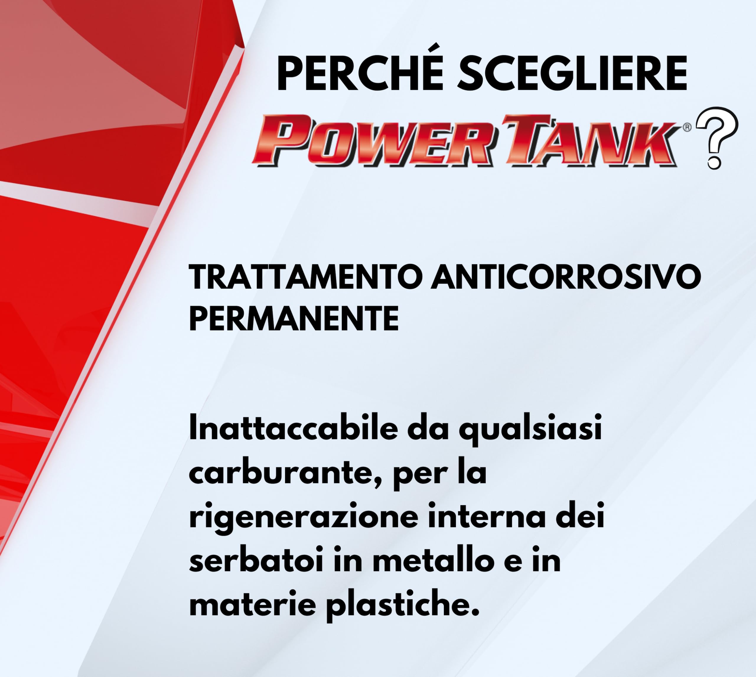 POWER TANK - Trattamento Serbatoio Moto (20/25 Litri) Kit Medio Medium 700 gr per Interno Serbatoi Benzina Elimina la Ruggine Ripara Protegge Arrugginito da Moto di Auto d'Epoca con Antiruggine