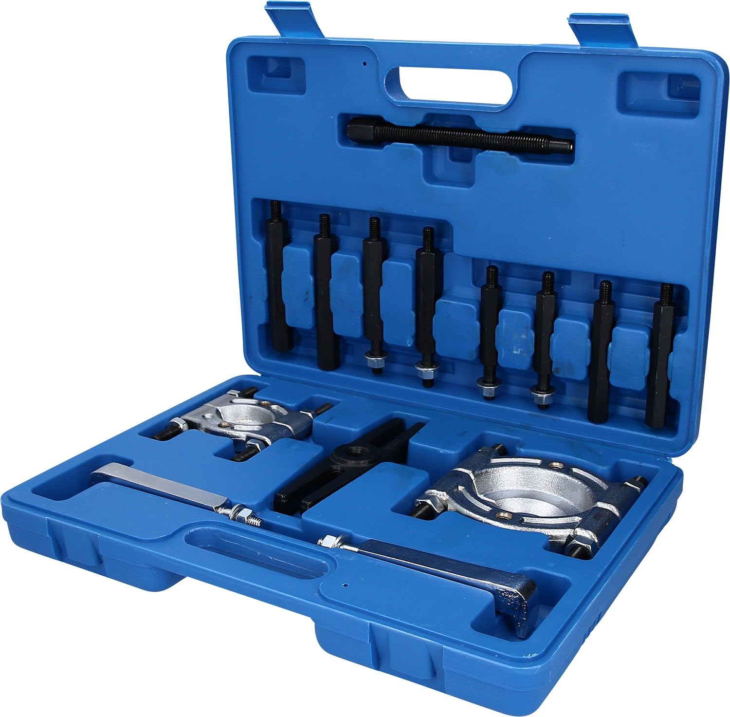 BRILLIANT TOOLS BT631100 Juego de extractores de rodamientos de bolas con separador de guillotina, 10 pzs [Powered by KS TOOLS]