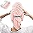 YFONG Large Hair Towel Wrap for Women, Super Absorbent Microfiber Hair Towel for Curly Hair, Fast Drying Hair Turbans with Elastic,Hair Drying Towel Wrap for Hair Care 26.3 X 40 (Pink)