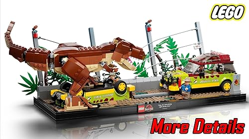 Miniatura 6 de LEGO Jurassic Park T. rex Breakout 76956 (1212 piezas)