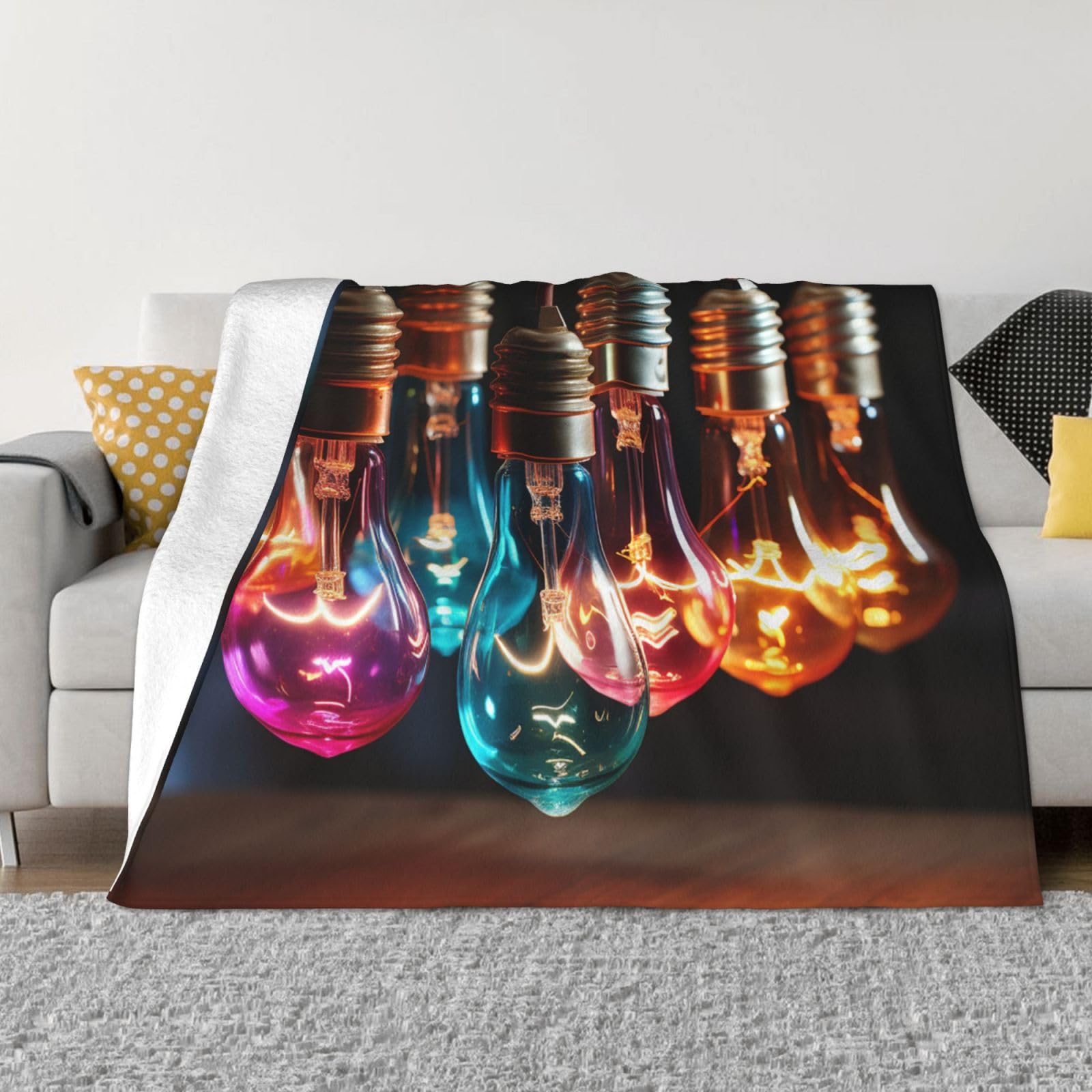 Couverture en micro polaire pour des soirées cocooning au salon