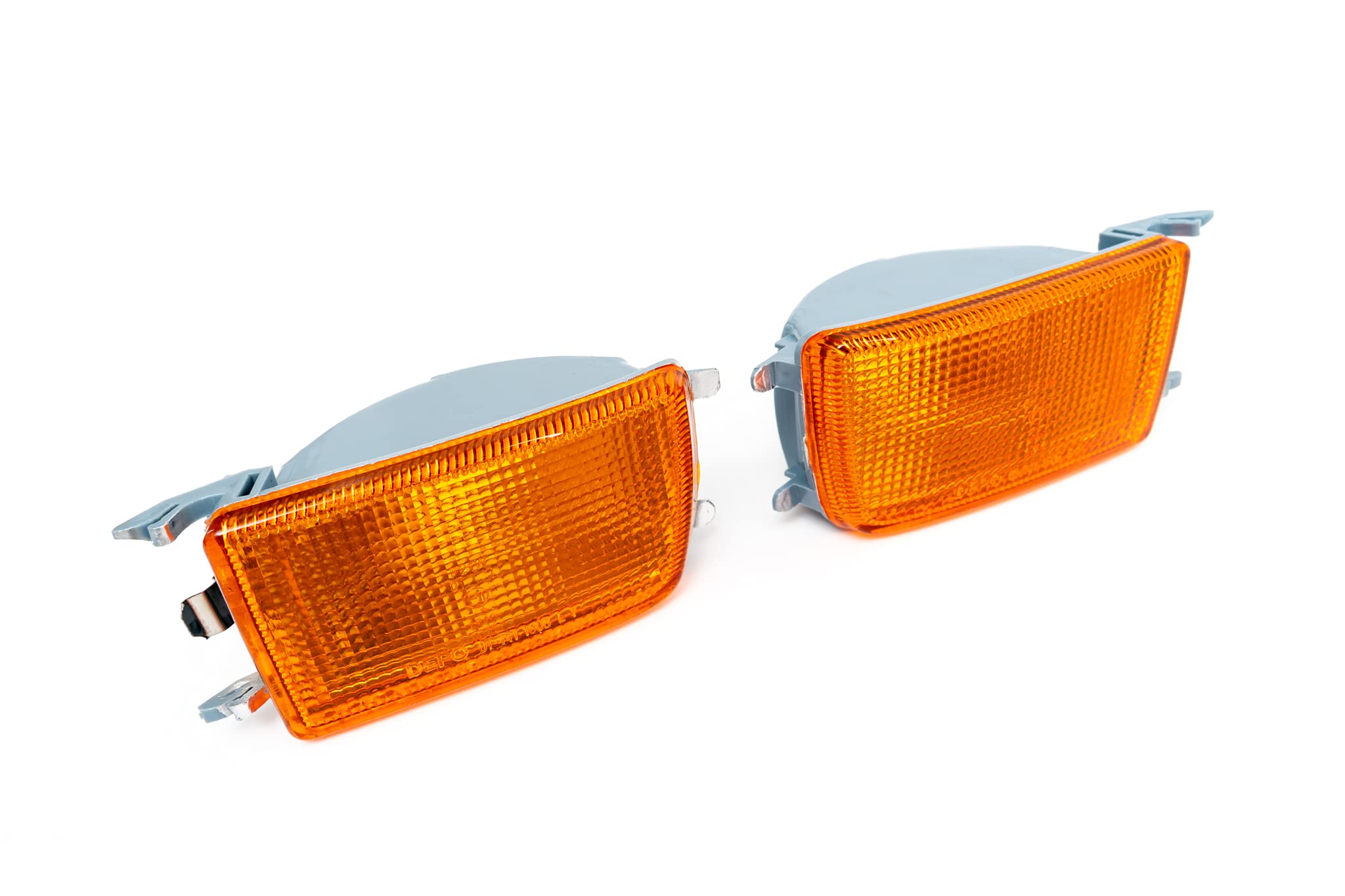 Freccia anteriore arancione + lenti lunghe nero set sinistra + destra senza registrazione