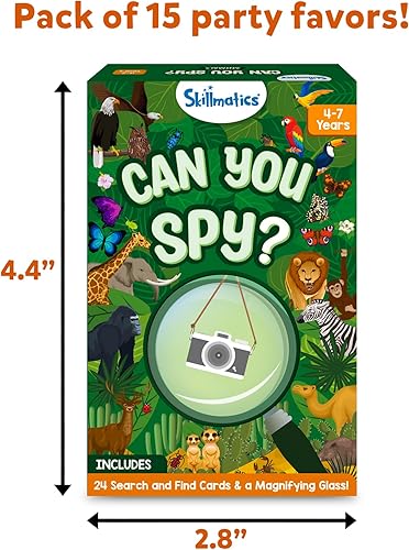Miniatura 10 de Skillmatics Recuerdos de fiesta (15 mazos)  Juego de cartas de animales para niños, bolsas de regalo, juegos, regalos para niños, niñas, amigos,