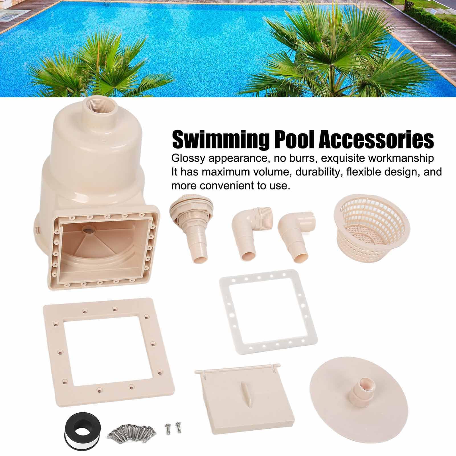Écumeur de piscine 1,5 pouces |Petite entrée de vidange pour hors sol/SPA
